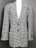 ESCADA 100% lamb's wool big shoulders coat Jacket EU34/NZ XS/S