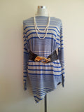 Brand New Asymmetrical slim look tunic L or XL