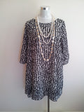 Brand new Chiffon Tunic with a cord belt XL