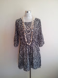 Brand new Chiffon Tunic with a cord belt XL