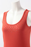 Stretch studded singlet XS new