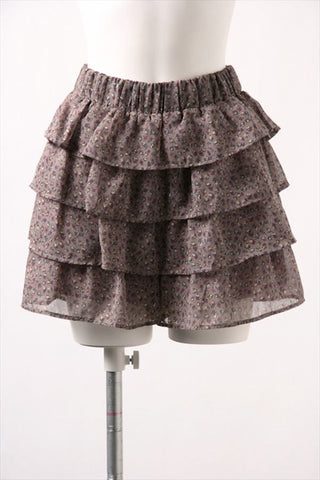 Tiered  skirt look shorts S new