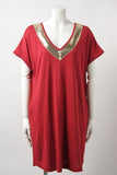 Organick cotton & rayon tunic Large new